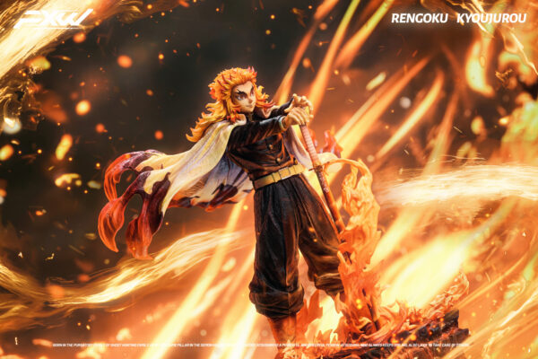 kyojuro rengoku fxw studio kimetsu no yaiba estatua 1 6.6