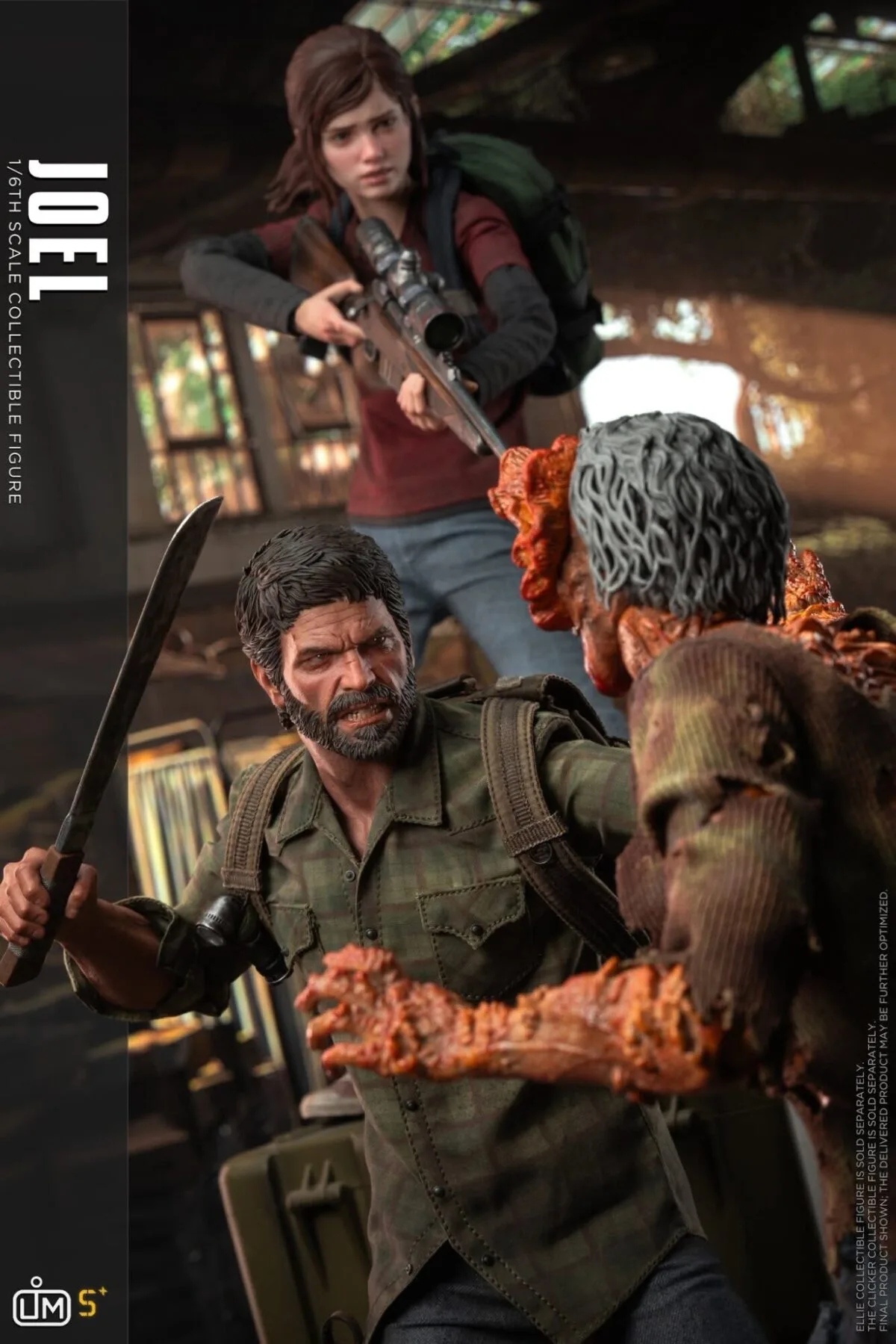 limtoys 1/12 Last of us The Clicker2体セット LIMTOYS The Last of Us Ellie, Joel y Clicker - Figuras articuladas 1/6
