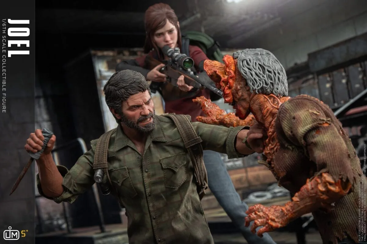 LIMTOYS The Last of Us Ellie, Joel y Clicker - Figuras articuladas 1/6