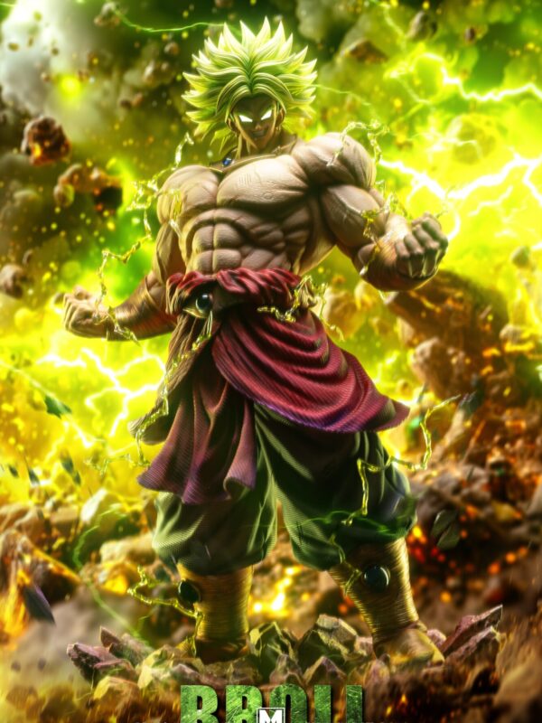 man studio broly dragon ball z estatua resina 1 6 1 42