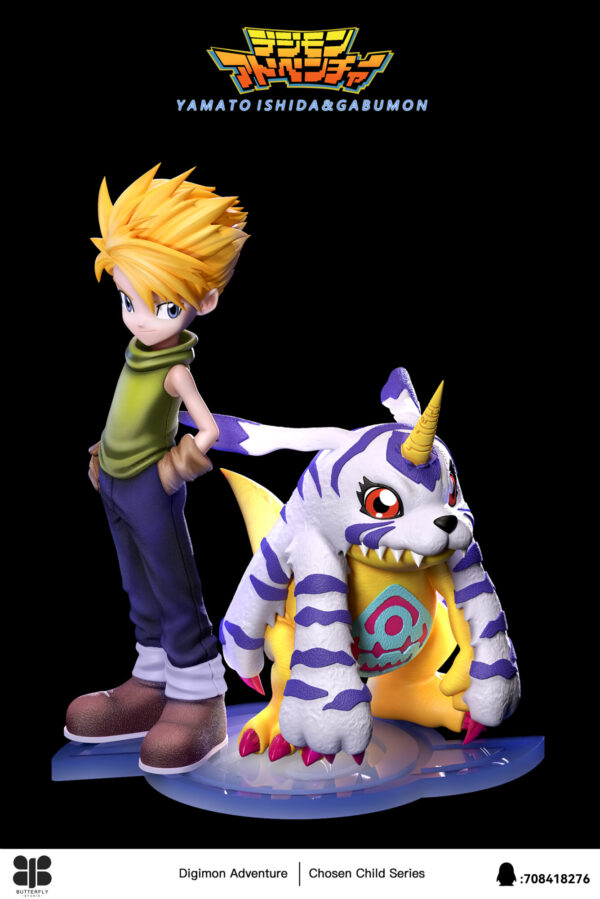 matt gabumon digimon estatua resina 1 6 mh butterfly studio5