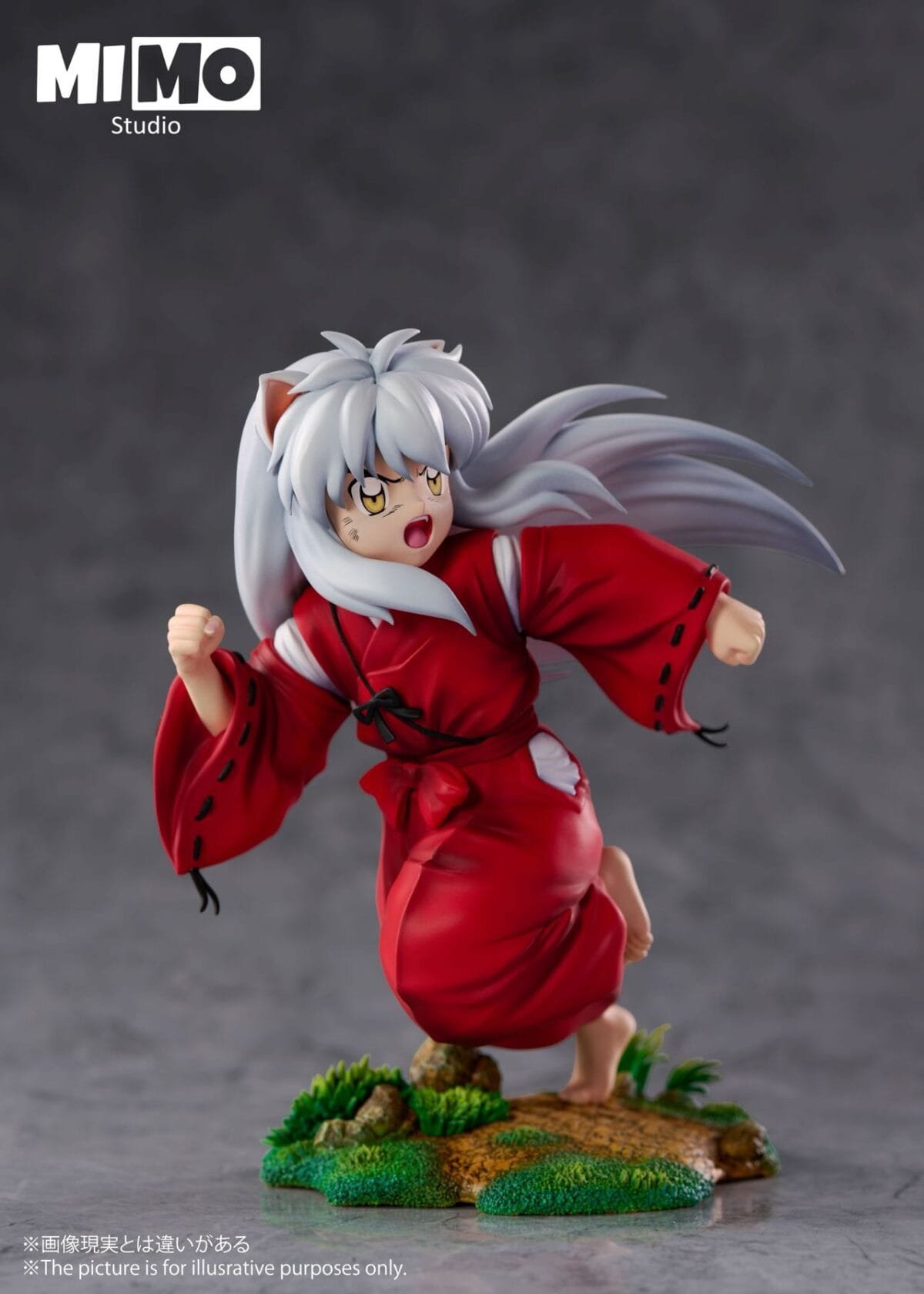 mimo studio kid inuyasha estatua resina6
