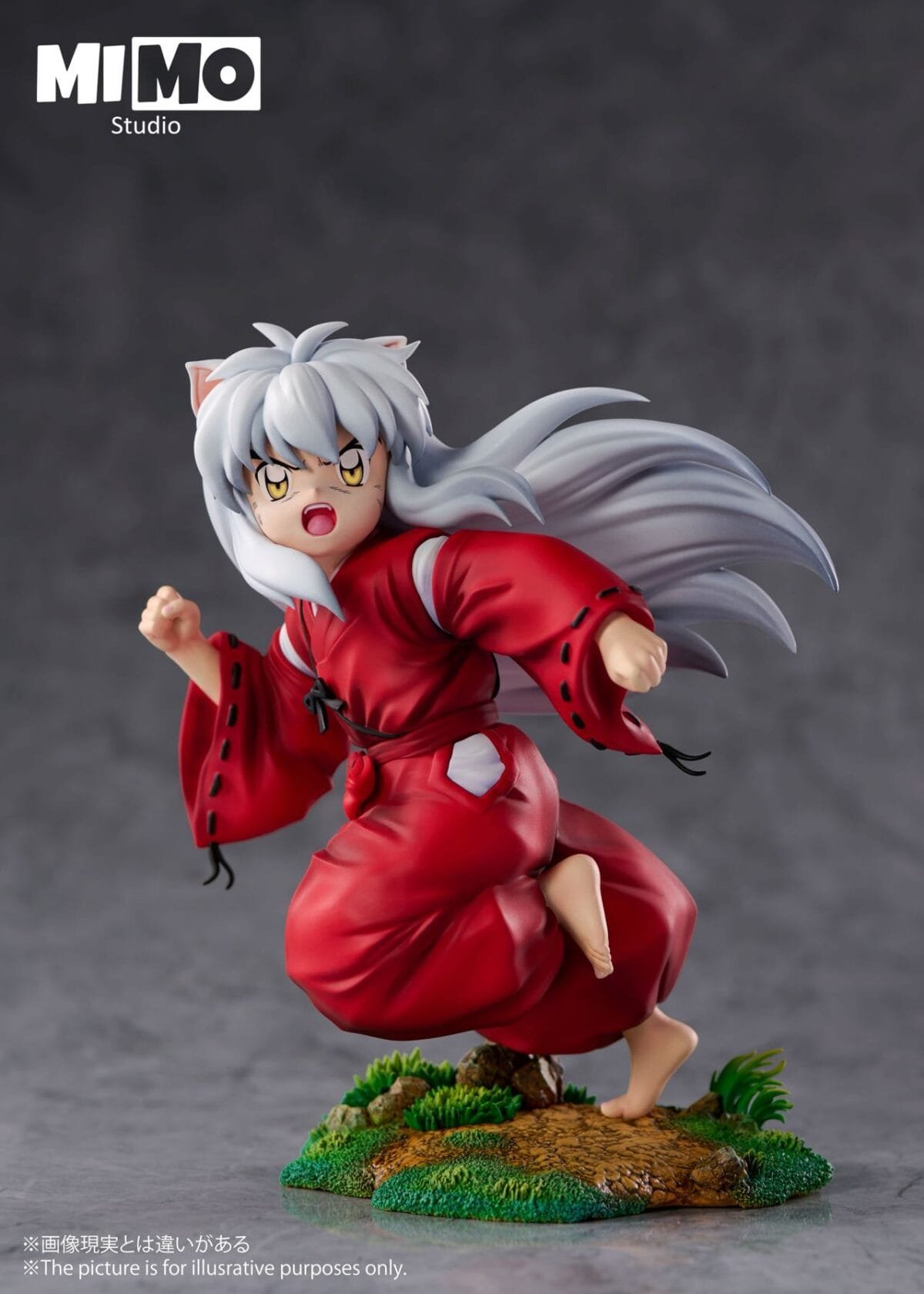 mimo studio kid inuyasha estatua resina7