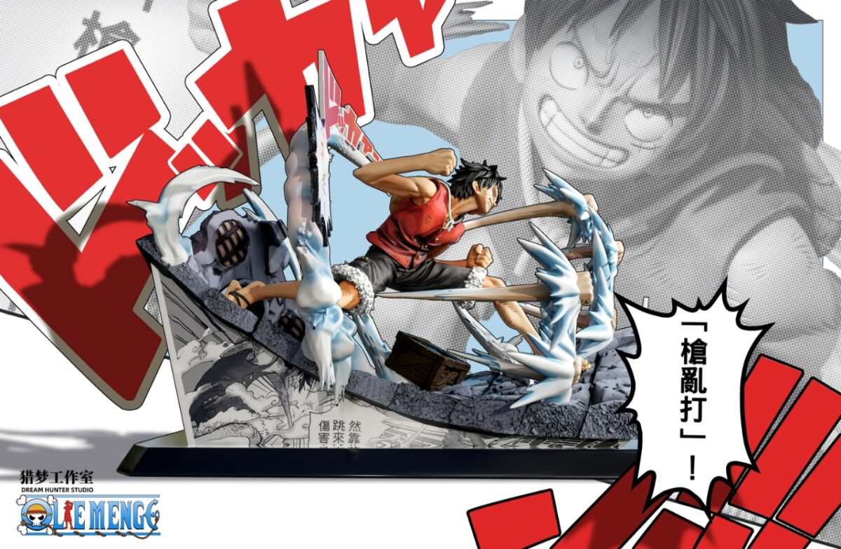 monkey d luffy dream hunter studio one piece estatua resina1