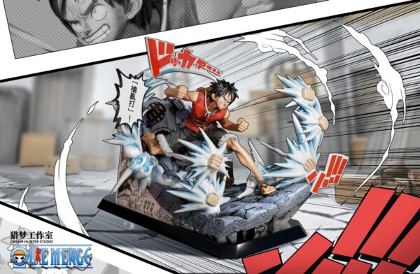 monkey d luffy dream hunter studio one piece estatua resina2