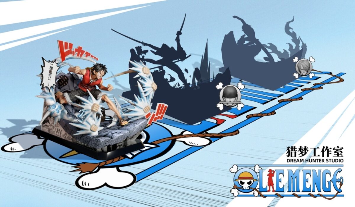 monkey d luffy dream hunter studio one piece estatua resina5