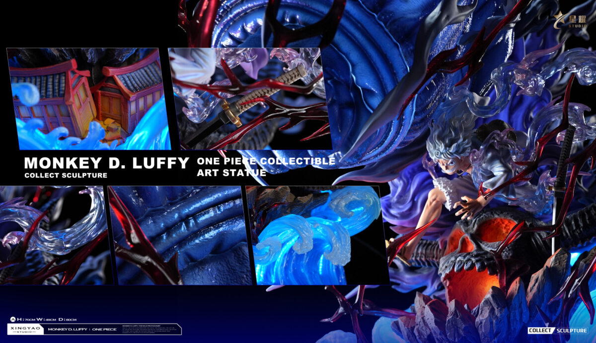 nika luffy xingyao studio one piece estatua resina3