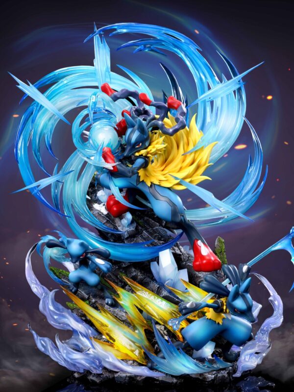 phoenix studio lucario estatua resina 1 65