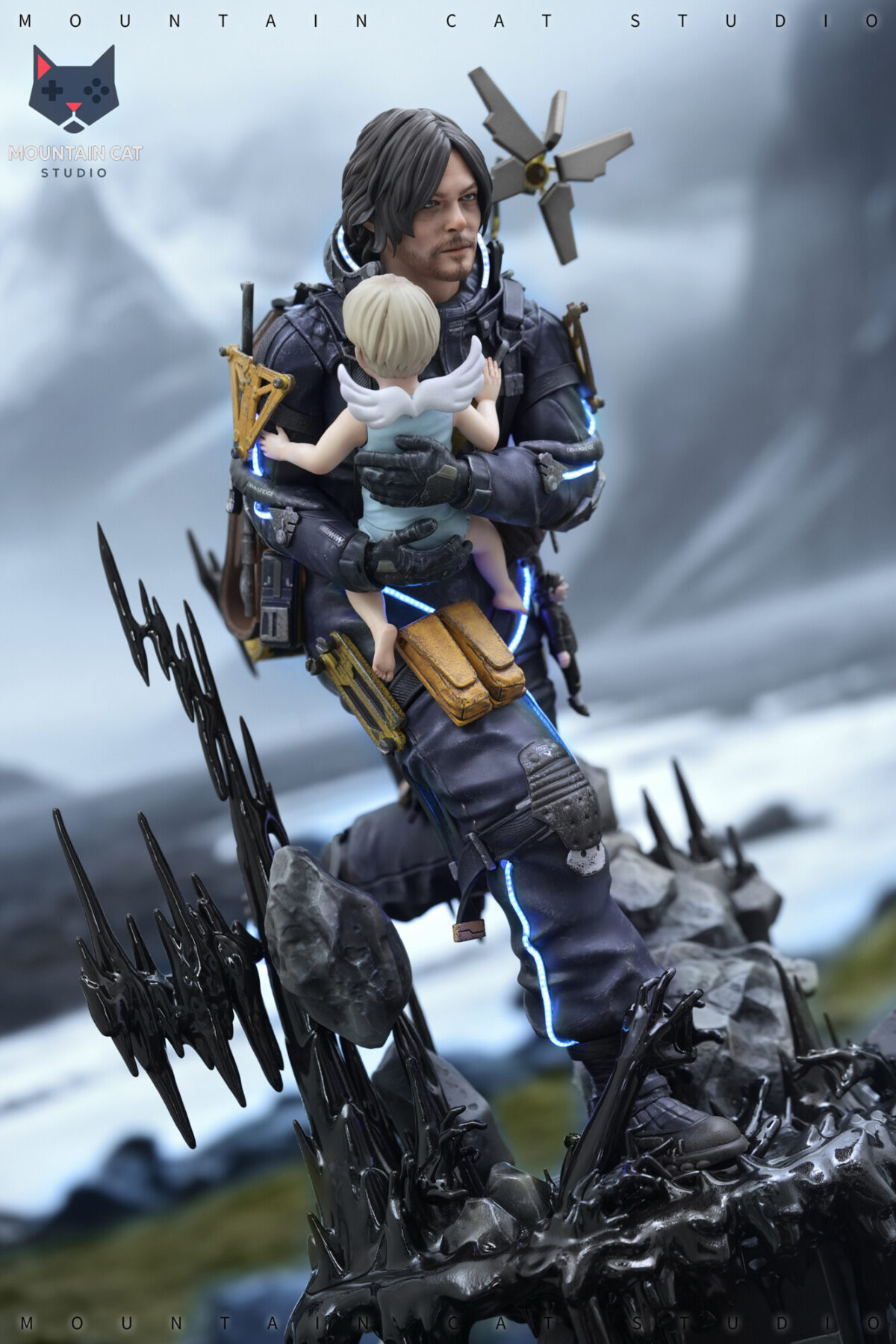 sam porter estatua 1 6 death stranding 2 mountain cat studio1