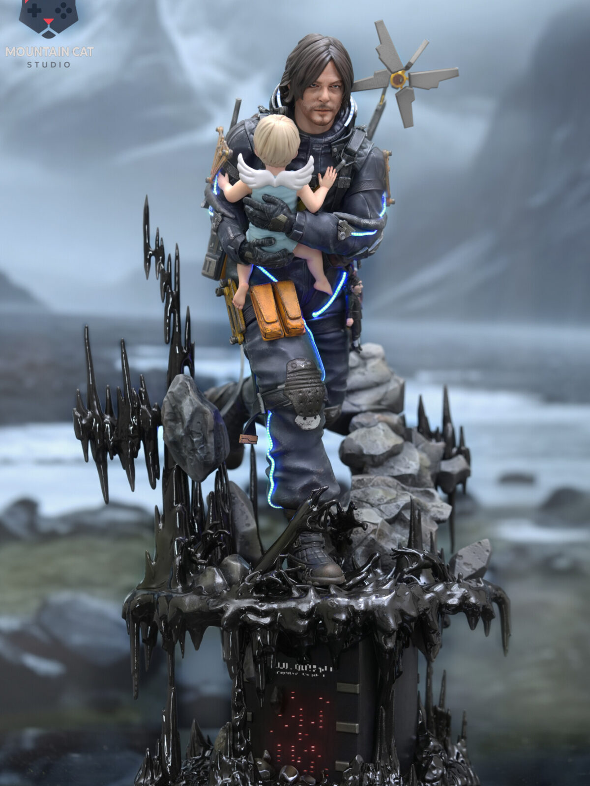 sam porter estatua 1 6 death stranding 2 mountain cat studio3