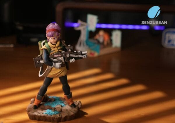 senzubean armed bulma dragon ball estatua resina1