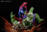 spiderman vs hulk pinjiang iron studio estatua marvel5