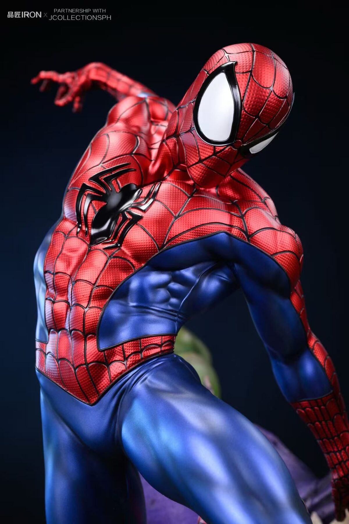 spiderman vs hulk pinjiang iron studio estatua marvel8