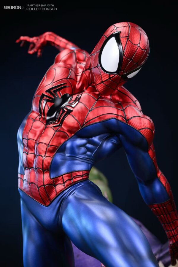 spiderman vs hulk pinjiang iron studio estatua marvel8