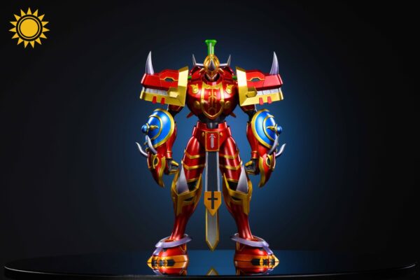 sun studio digimon frontier magnagarurumon emperorgreymon estatua resina1