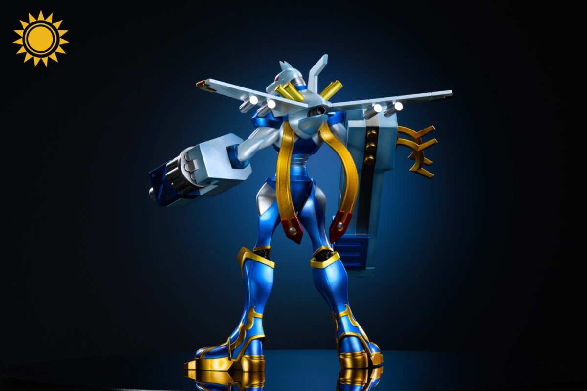 sun studio digimon frontier magnagarurumon emperorgreymon estatua resina3