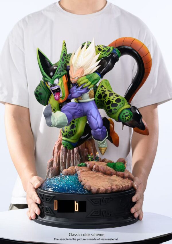super vegeta vs cell 2nd form yamcha studio dragon ball z4