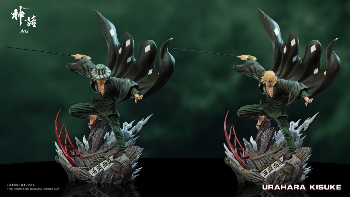urahara kisuke bleach myth studio estatua resina 1 64