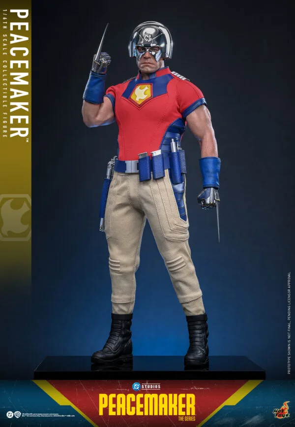 Hot Toys DC Studios Peacemaker TMS166 - Figura articulada 1/6