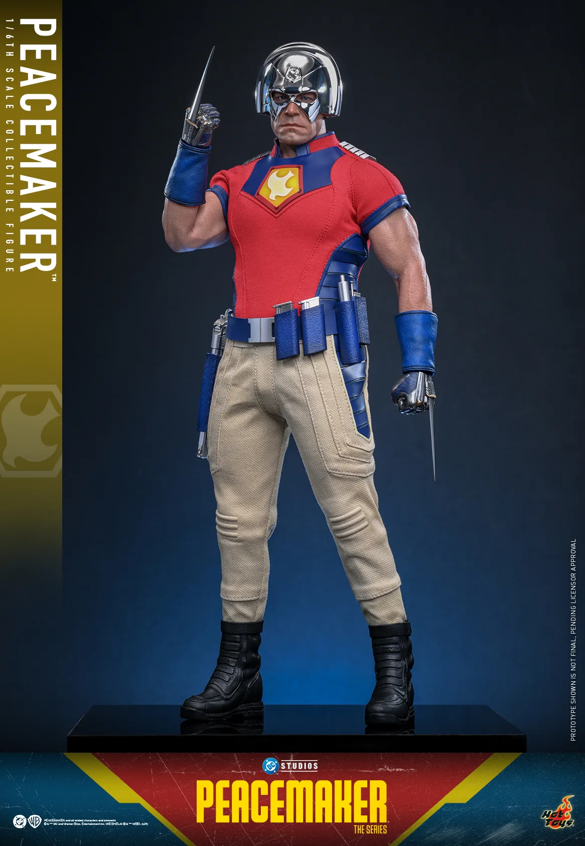 Hot Toys DC Studios Peacemaker TMS166 - Figura articulada 1/6
