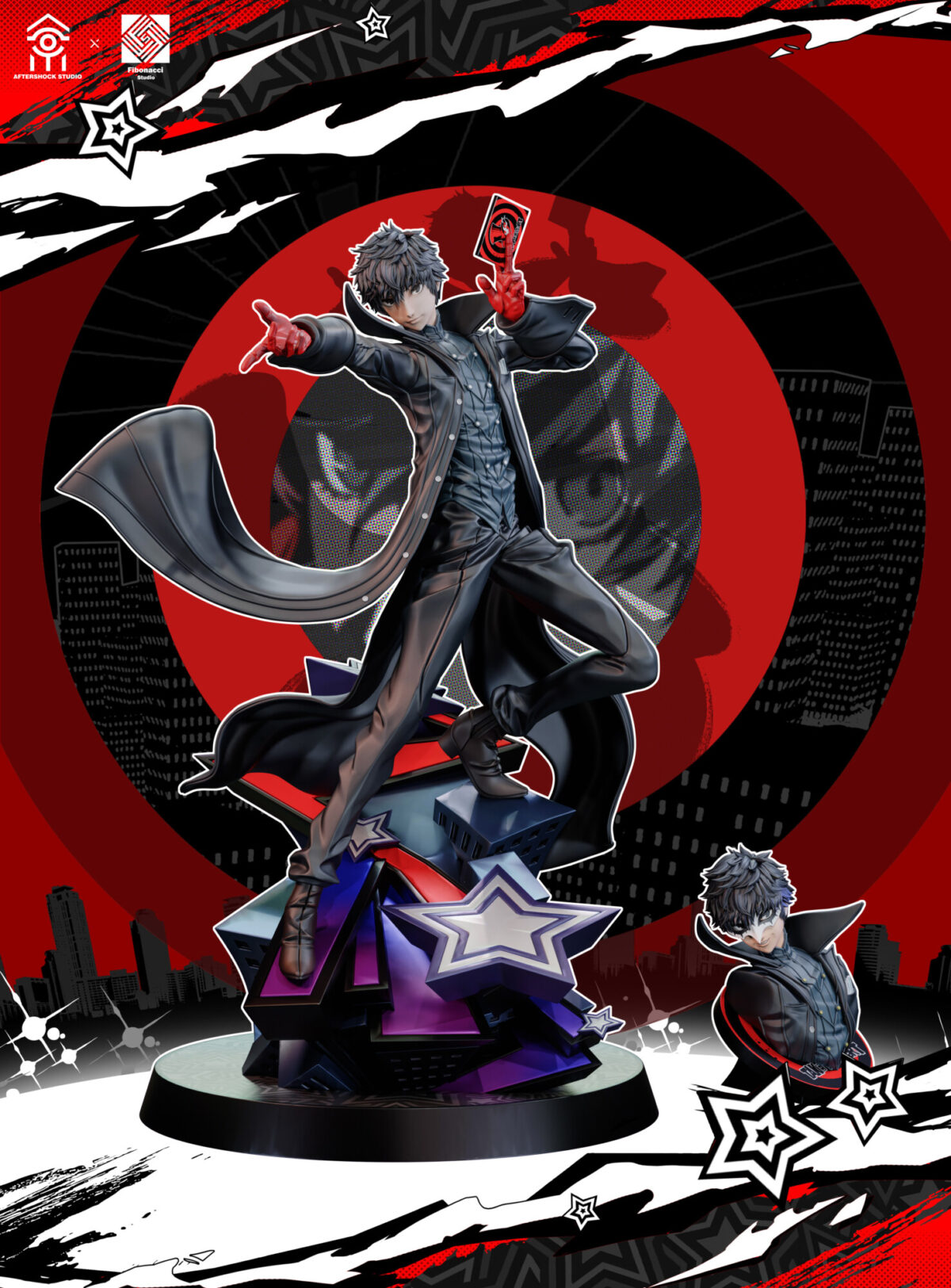 aftershock fibonacci studio persona 5 royal joker arsene estatua 1 66