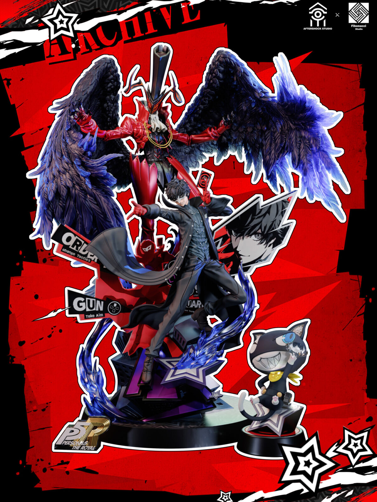 aftershock fibonacci studio persona 5 royal joker arsene estatua 1 68
