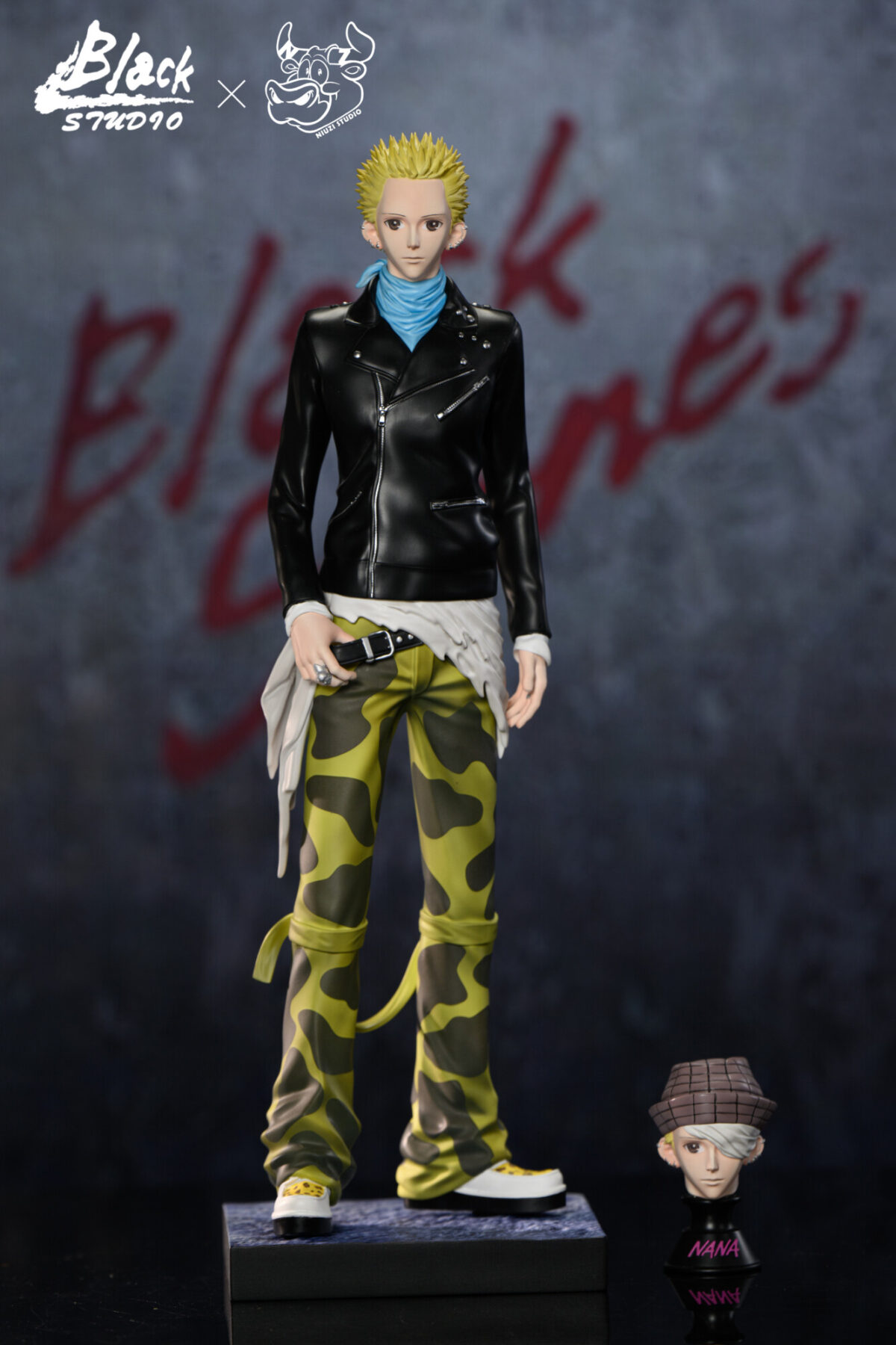 black niuzi studio nana taishi nobuo shinichi estatua resina 1 65