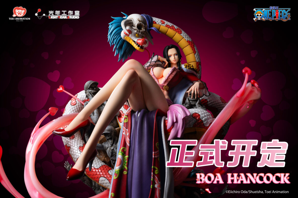 boa hancock one piece estatua resina lightyear studio toei1