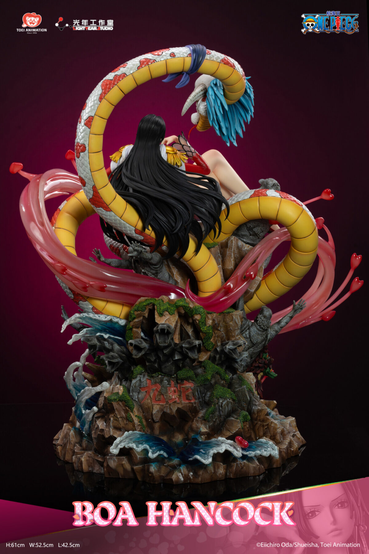boa hancock one piece estatua resina lightyear studio toei3