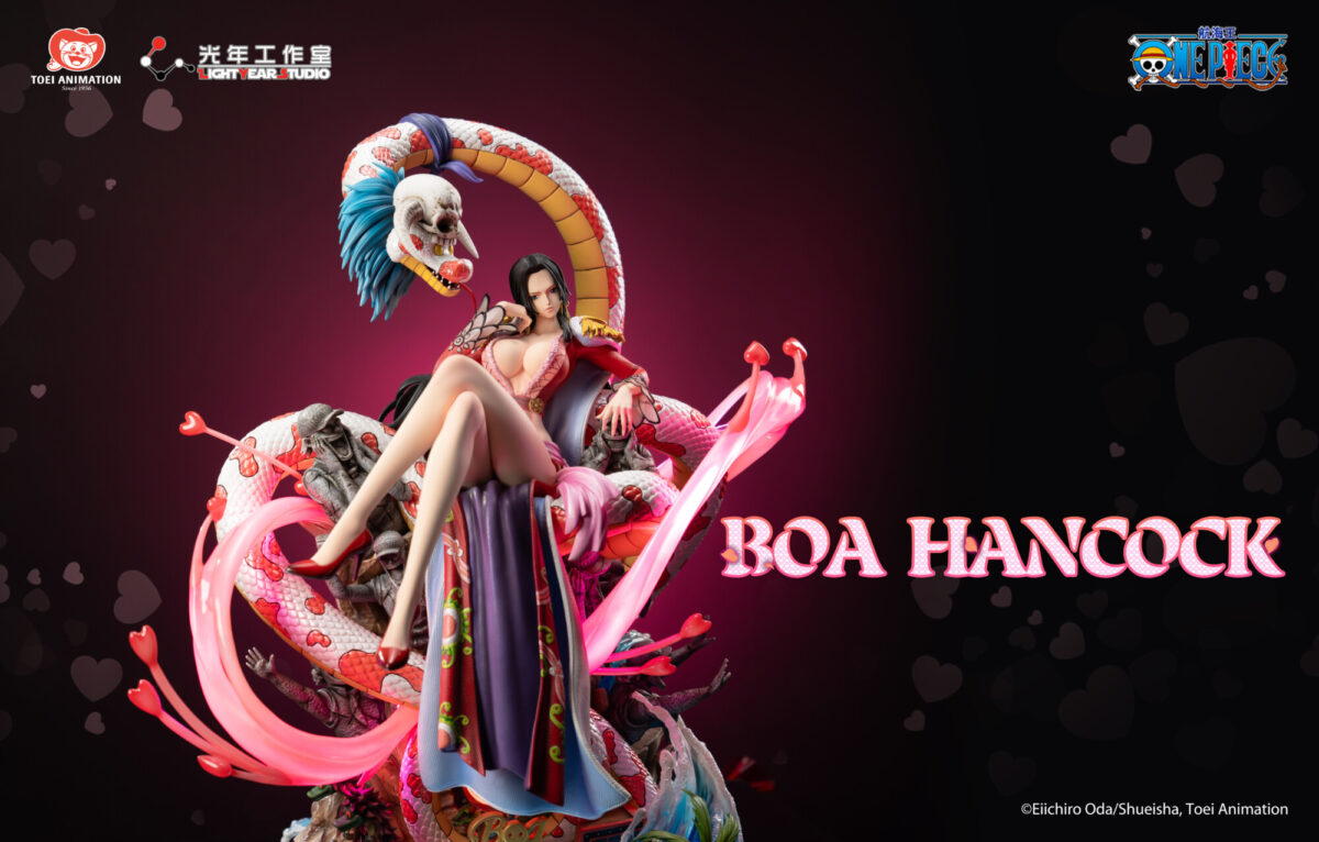 boa hancock one piece estatua resina lightyear studio toei4