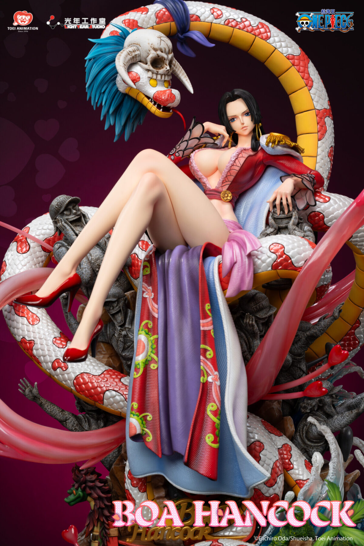 boa hancock one piece estatua resina lightyear studio toei6