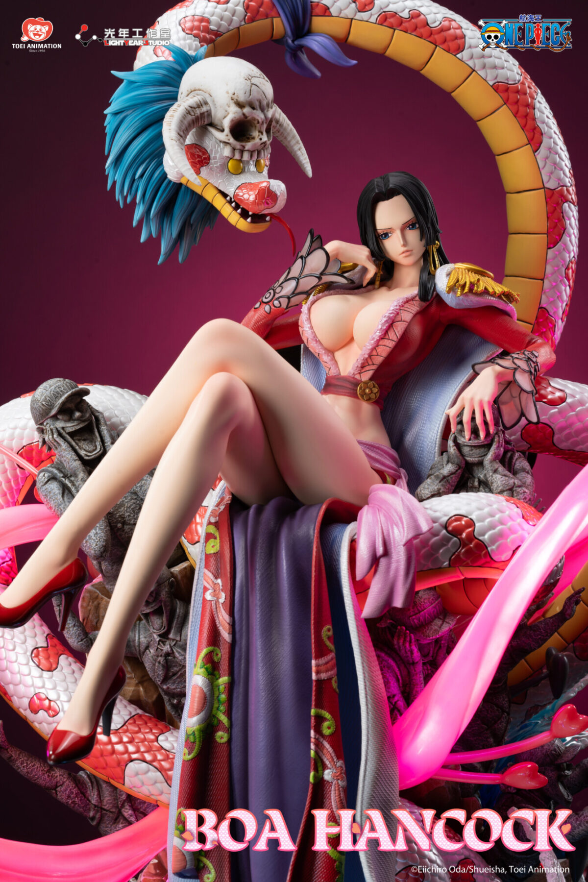boa hancock one piece estatua resina lightyear studio toei7