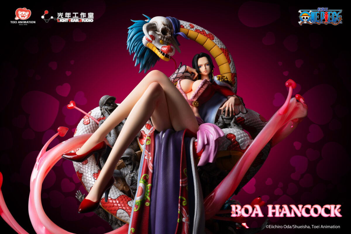 boa hancock one piece estatua resina lightyear studio toei8