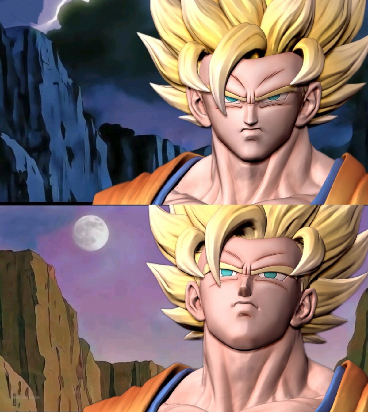 buu studio dragon ball z son goku ssj2 estatua resina 1 6 1 43