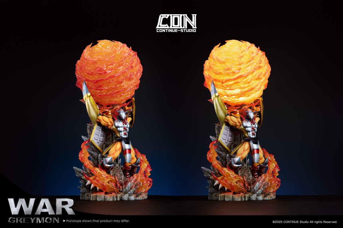 continue studio digimon adventure wargreymon estatua resina4
