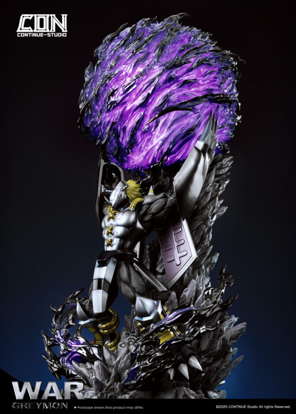 continue studio digimon adventure wargreymon estatua resina6