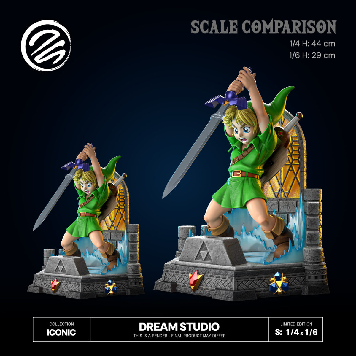 dream studio young link master sword zelda oot1