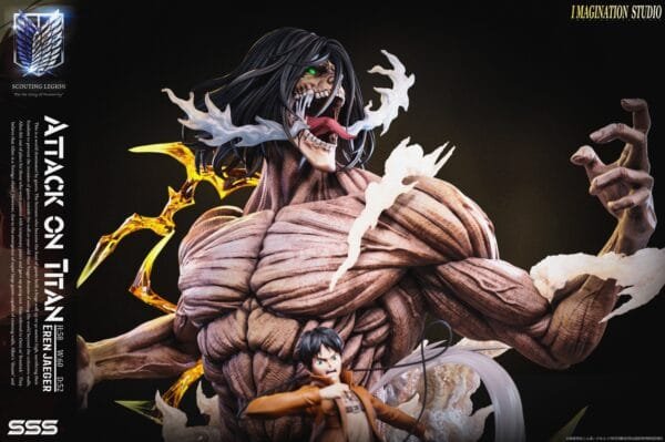 eren titan attack on titan imagination studio estatua 1 62
