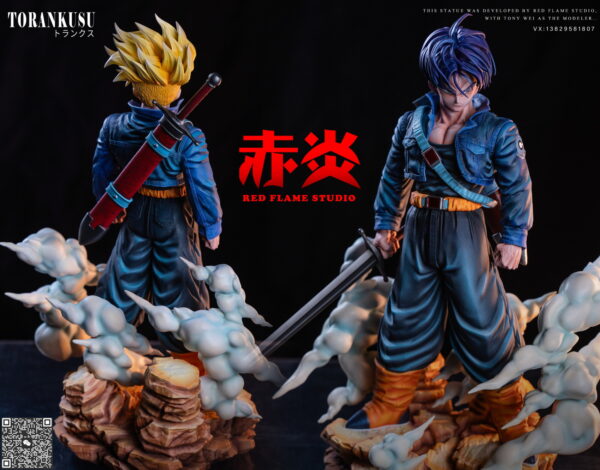 future trunks red flame studio dragon ball z estatua 1 62