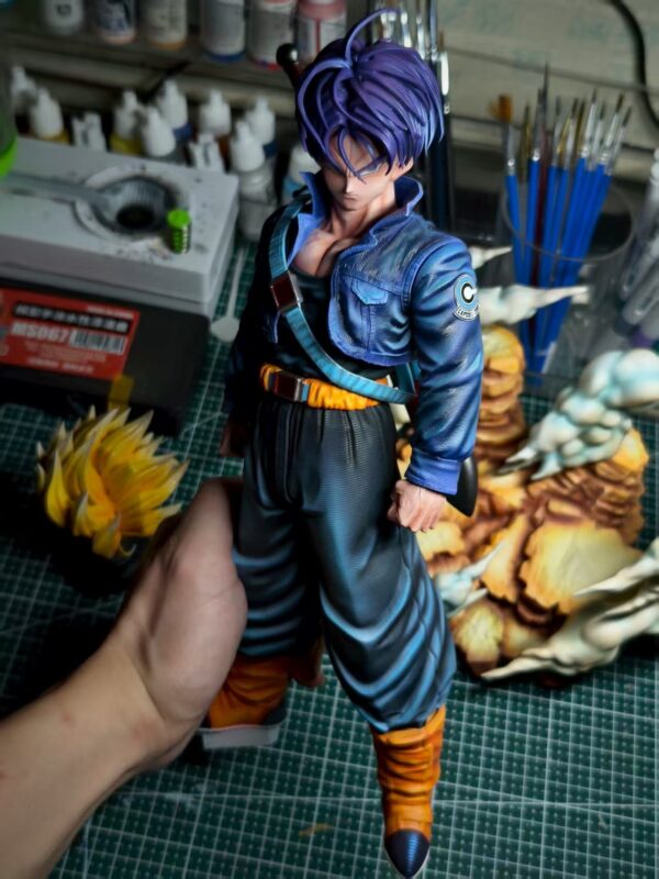 future trunks red flame studio dragon ball z estatua 1 64
