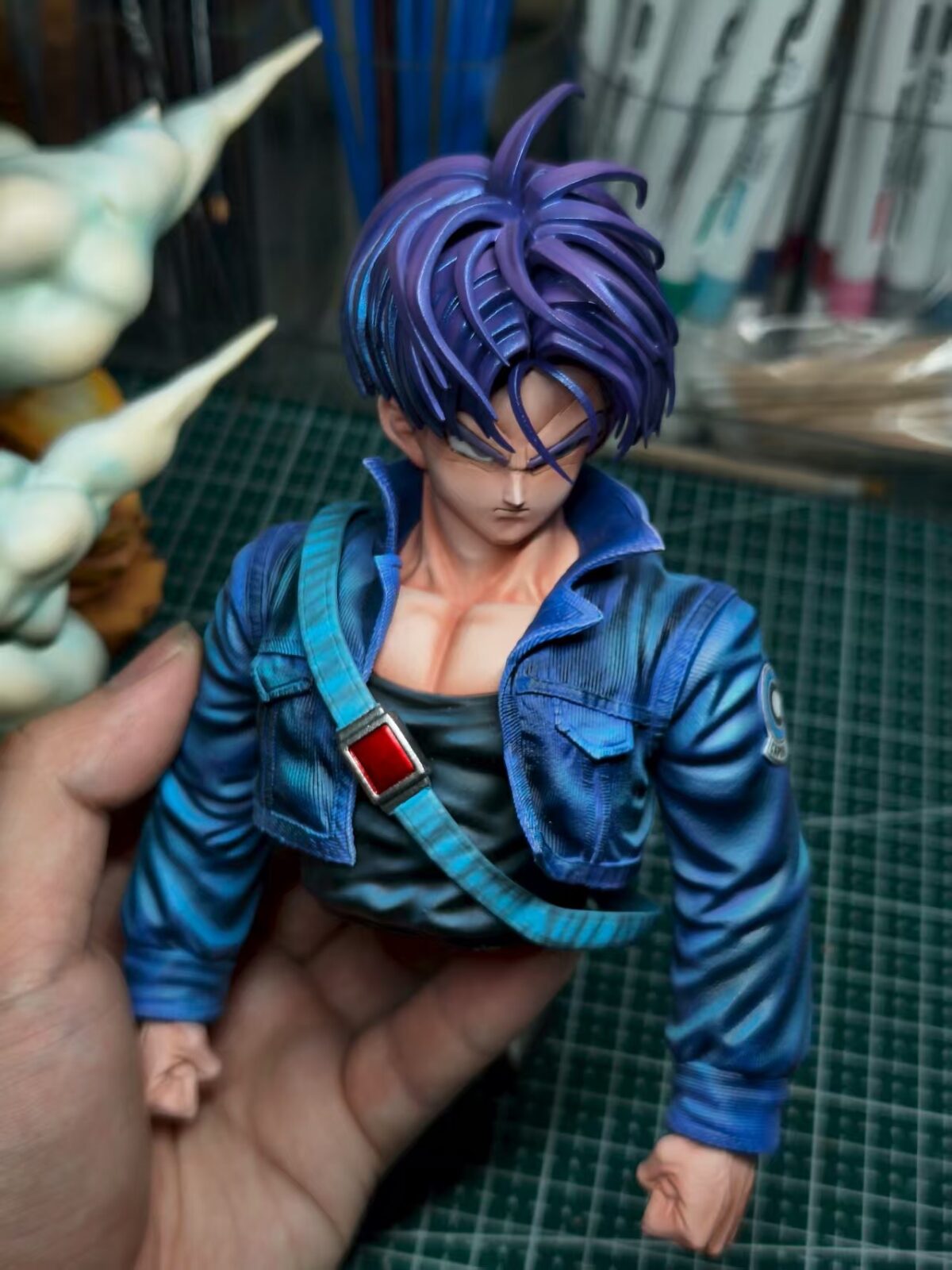 future trunks red flame studio dragon ball z estatua 1 65