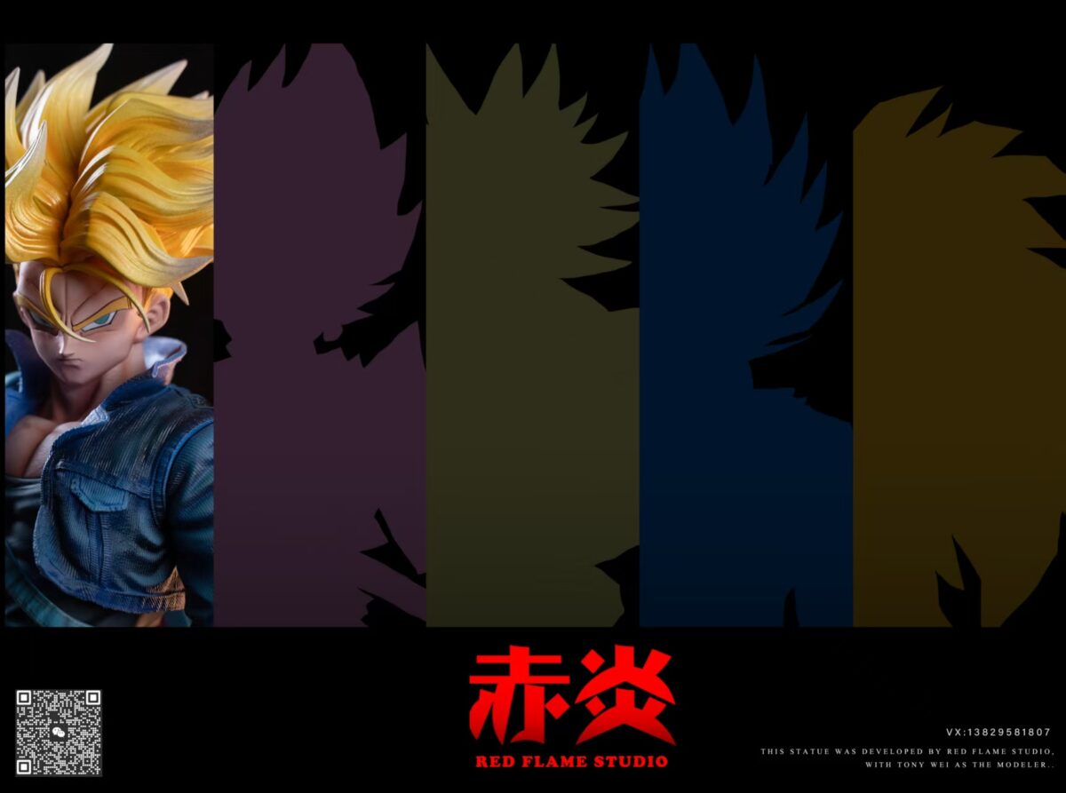 future trunks red flame studio dragon ball z estatua 1 66