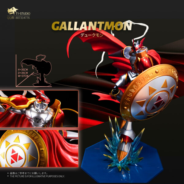 gallantmon digimon tamers estatua resina mh t1 studio2