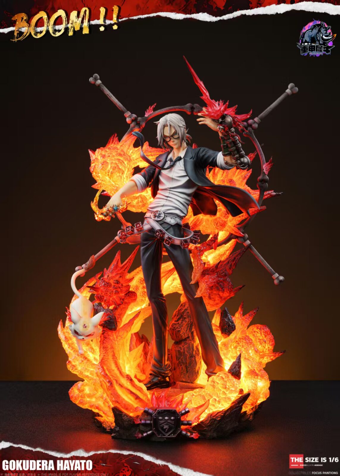 gokudera hayato estatua resina 1 6 katekyo hitman reborn heavy armored rhino6