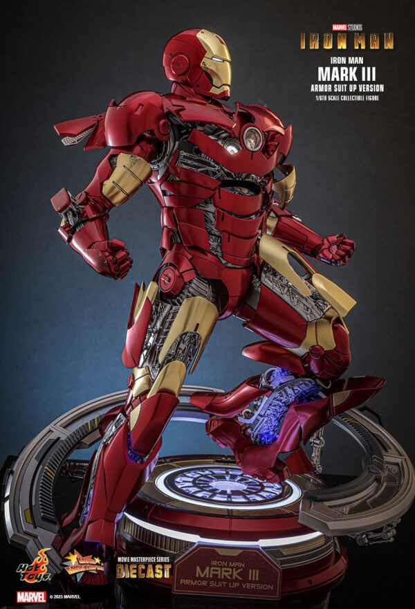 hot toys iron man mark iii armor suit up mms825d72b10