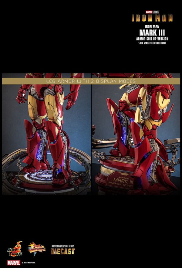 hot toys iron man mark iii armor suit up mms825d72b2