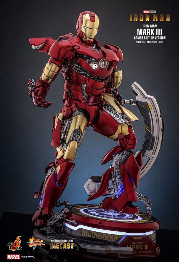 hot toys iron man mark iii armor suit up mms825d72b4