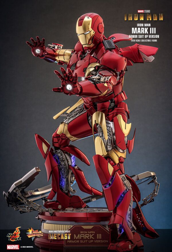 hot toys iron man mark iii armor suit up mms825d72b7