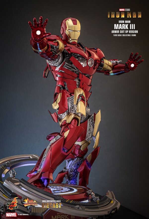 hot toys iron man mark iii armor suit up mms825d72b8