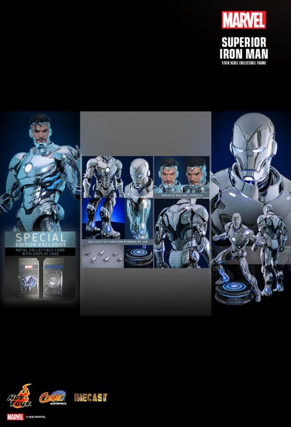 hot toys superior iron man marvel 1 611